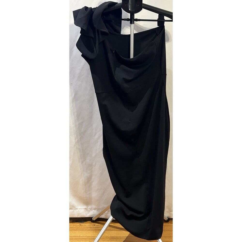 NWT Mokoru Black Asymmetrical Dress Women's size XL - Picture 2 of 6